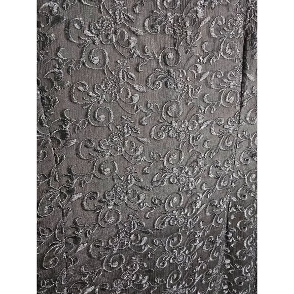 Yasmeen Arif Women's Embroidered Sequins Beaded Lace Sleeve Indian Kurta Dress - Picture 10 of 13